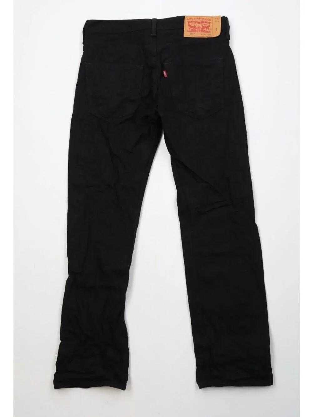 Vtg Y2K Levis 501xx Mens 31x30 Faded Button Fly Original Fit Denim Jeans Black